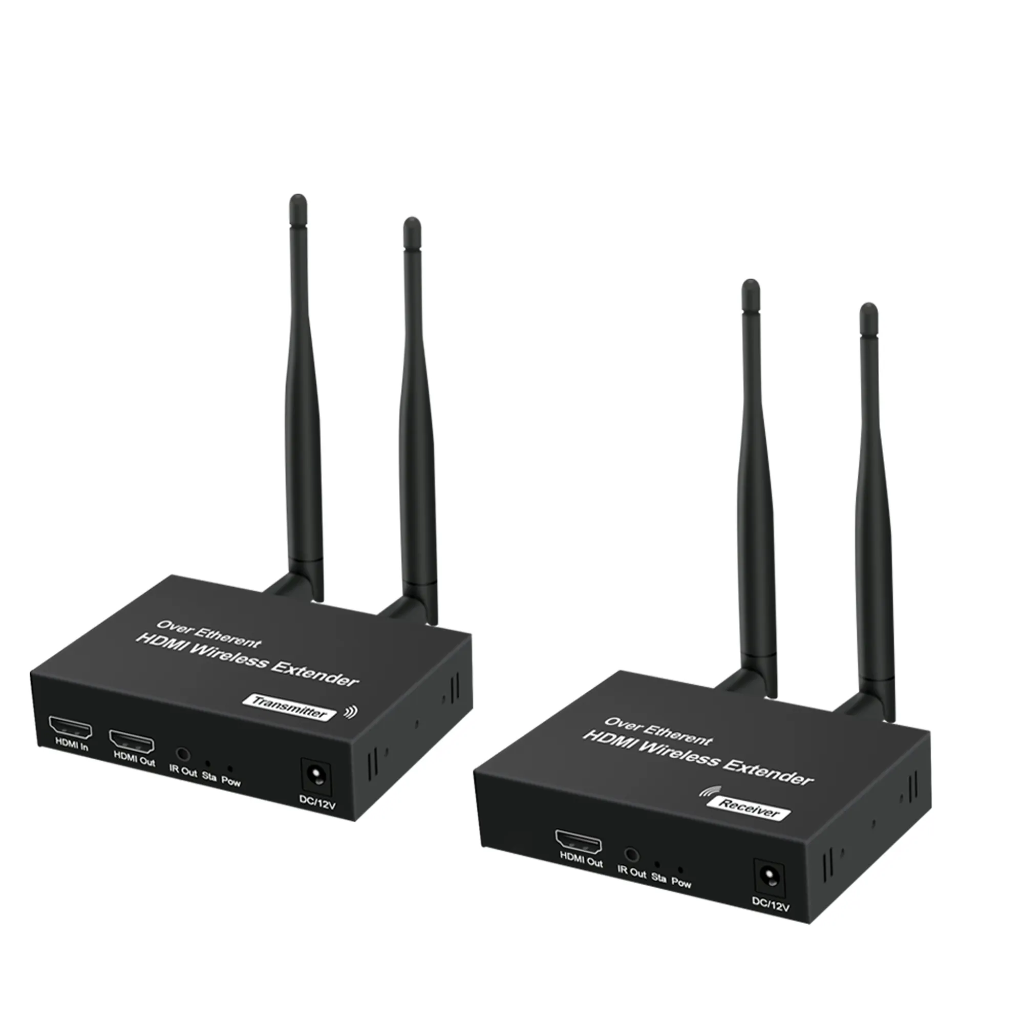 Hot Selling Wireless HDMI上Wireless Extender 1080P Full HD 200とIR Remote Transmitter And Receiver Kit