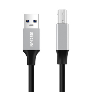 USB 3.0 saf bakır adaptör kablosu a erkek USB-B kare arayüz 2m uzunluk yazıcı cep telefonu kamera veri iletimi için - Product Image 1