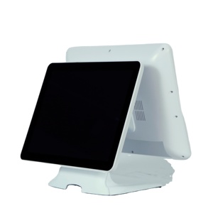 15,6 дюймов Windows7/10/Android 1024*768 I3/n2930 + 4 + 64G WIFI последовательный одиночный сенсорный двойной экран POS все-в-одном кассовый аппарат RS609 - Product Image 1