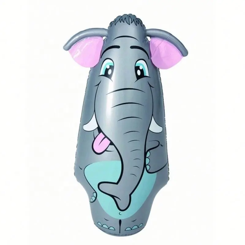 Cute Elephant Inflatable Punching Bag PVC Inflated Punch Bag Toys For Kid