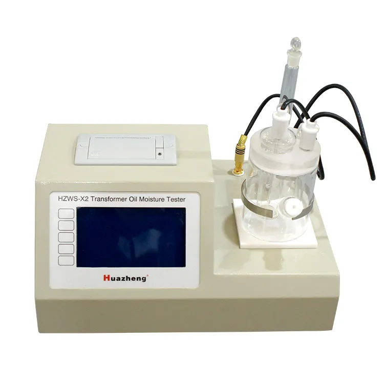 Huazheng produttore Digital LCD Karl Fischer misuratore di umidità tester portatile per il contenuto di acqua di olio