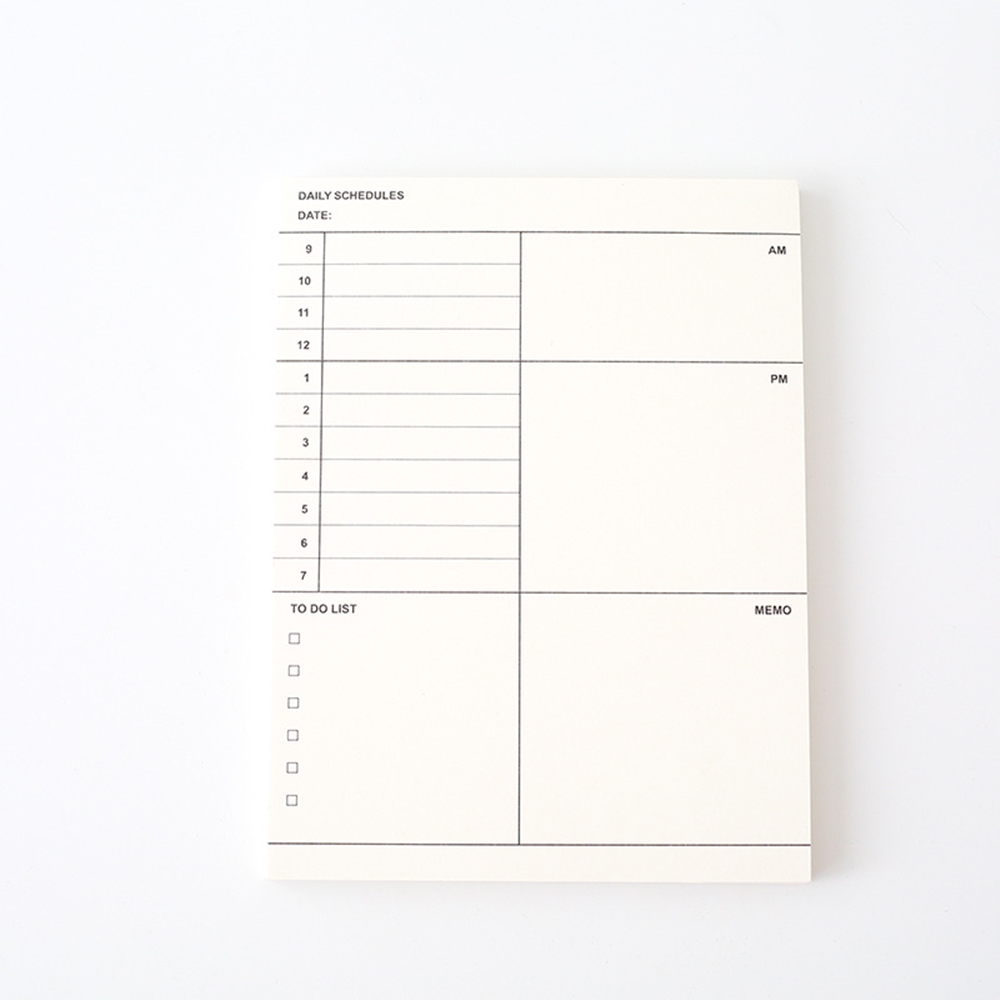 White To Do List Planner