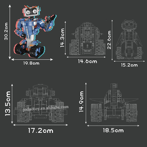 Kalıp kral 15078 oyuncak Carl beş değişim robot yapı taşları dönüştürmek robot oyuncaklar akıllı yaratıcı programlama Robot forboy - Product Image 5