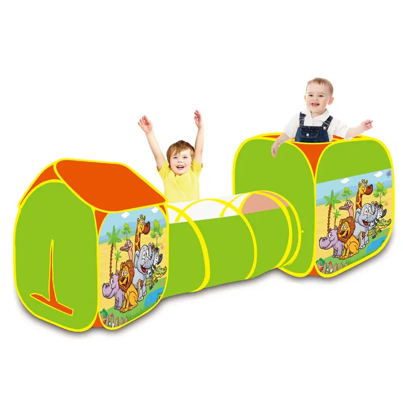 Tente de jeu Offre Spéciale 3 en 1 avec tunnel pour enfants, aire de jeux intérieure
