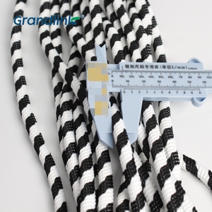 Cuerda de poliéster de varios hilos personalizada 3mm 4mm 5mm 3 hilos cuerda de algodón trenzado Marcrame - Product Image 3