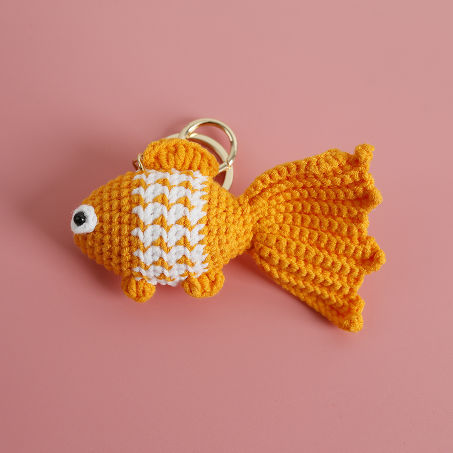 Poisson rouge orange