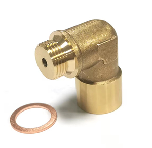 90 Degree M18x1.5 <strong>O2</strong> <strong>Lambda</strong> <strong>Sensor</strong> Oxygen <strong>Sensor</strong> Adapter Fix Used for Turning off the Checking Light - Product Image 2