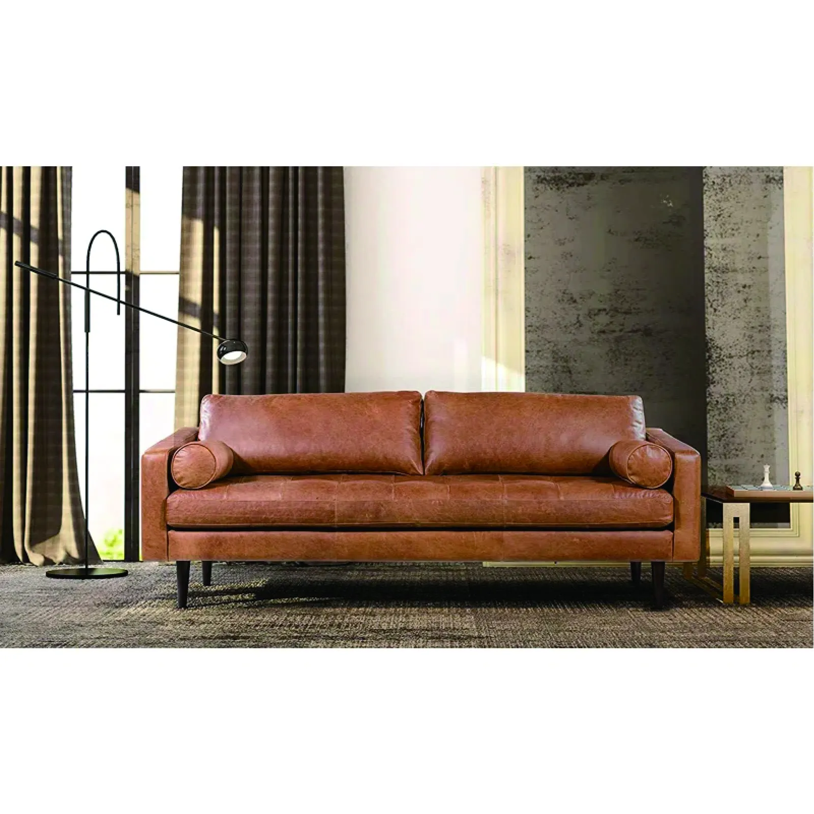 SANS divano moderno di alta qualità divano da soggiorno in tessuto Standard e accogliente con quantità di carico elevata