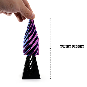 3D In Hai-Màu Swirl Đồ Chơi Giáo Dục Phát Triển Xoắn Ốc 3D Cấu Trúc Nhựa Ngón Tay Trang Trí Cho Căng Thẳng Cứu Trợ Spinner - Product Image 4