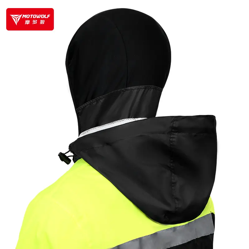 Motowolf New Arrivals Waterproof Raincoat Suit Reflective Dirt Racing Raincoat Jacket rain wear for motorcycle