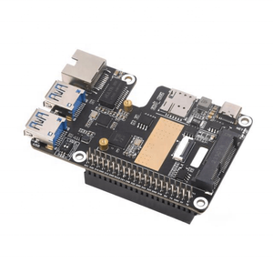 PCIe expansion board to MiniPCIe 4G/Gigabit <strong>Ethernet</strong>/USB 3.2 Gen1 expansion board <strong>Raspberry</strong> <strong>Pi</strong> 5 Multi-system Compatibility - Product Image 1
