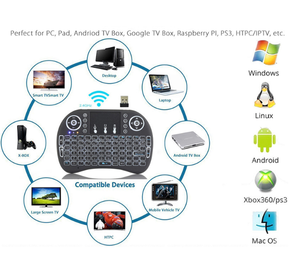 En çok satan i8 mini kablosuz klavye arkadan aydınlatmalı için TouchPad ile Android Tv kutusu/Iptv/akıllı Tv - Product Image 6