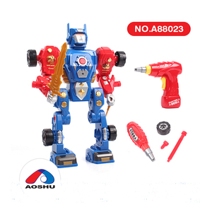 31pcs tomar aparte de perforación robot Educativo ciencia robótica kit para los niños de la escuela con luz y sonido - Product Image 1