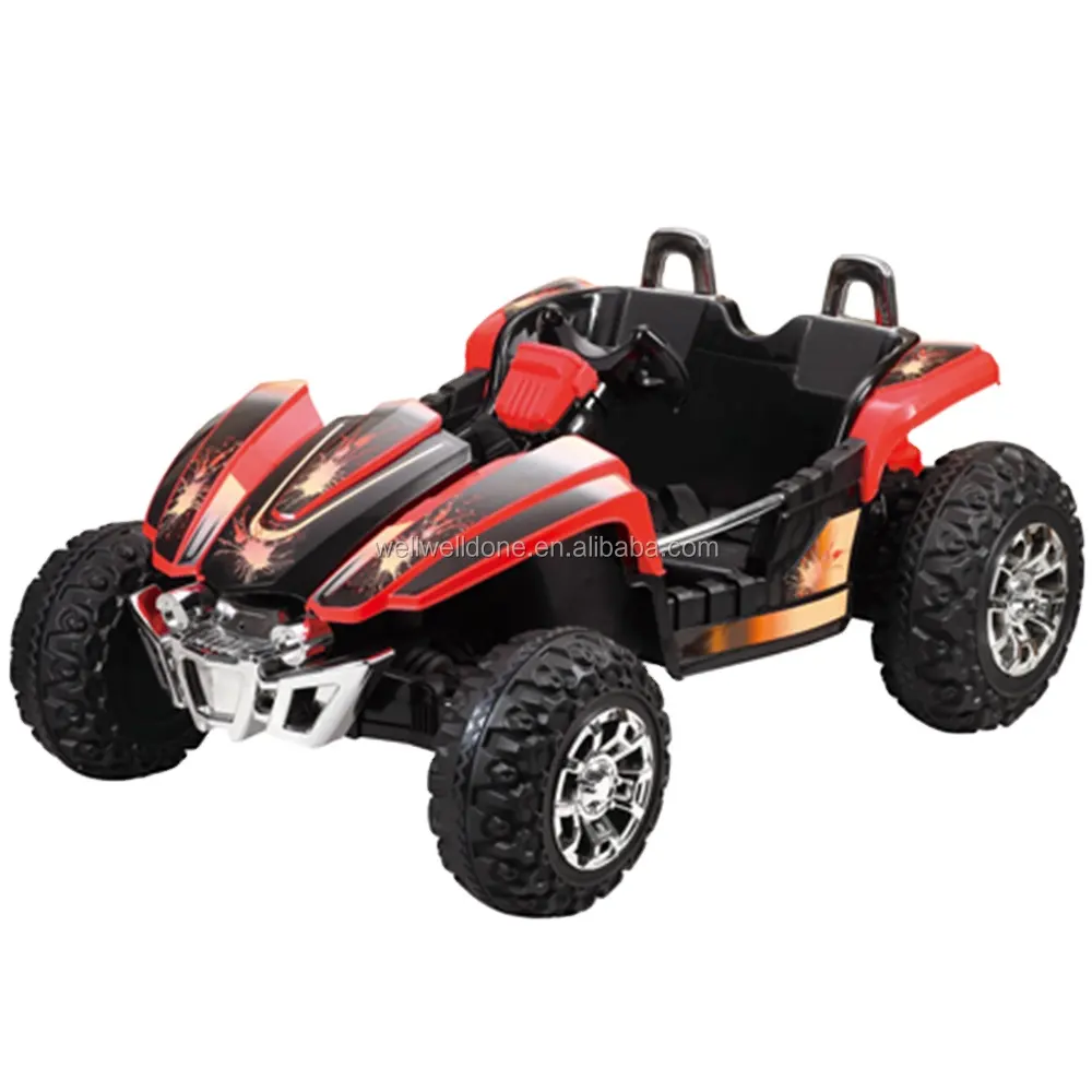 WDZP-6058 Big Race Car Games For Kids, con due posti Go Cart, ruote robuste Ride On Toy