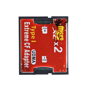适用于微型SDHC SDHC SDXC紧凑型闪存I型存储卡读卡器转换器的高品质双微SD TF至CF适配器 - Product Image 3