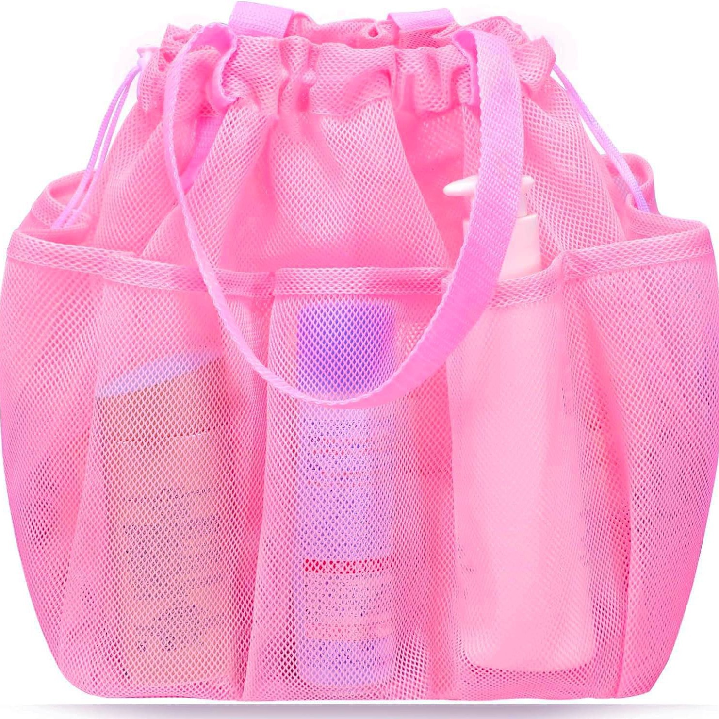 Pink drawstring pouch-252528 cm
