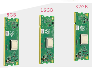 Compute Module 3+/32GB <strong>Raspberry</strong> <strong>Pi</strong> 3 Model B+32GB Flash Standard DDR2 Connector