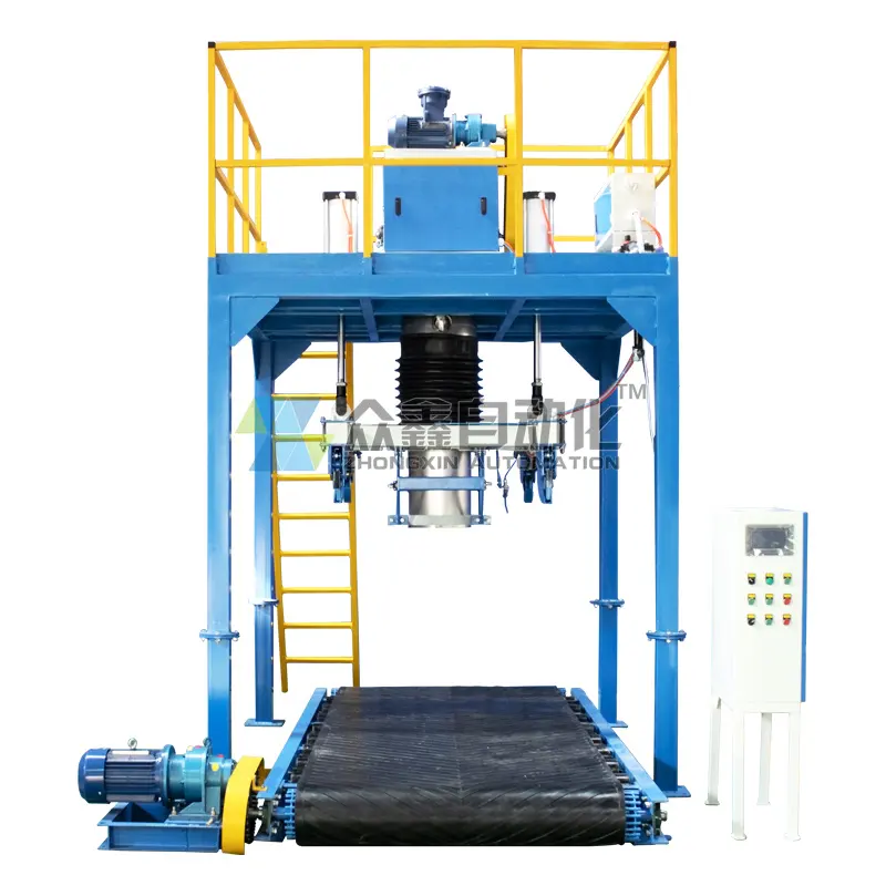 Granule de poudre populaire chaud haut fabricant automatique grand sac Jumbo emballage usine qualité d'approvisionnement 500kg-2 tonnes Machine d'emballage