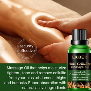 Customize Logo Natural Organic Grapefruit <strong>Oil</strong> Vitamin a 30ml Hot Massage Anti Cellulite <strong>Oil</strong> - Product Image 5
