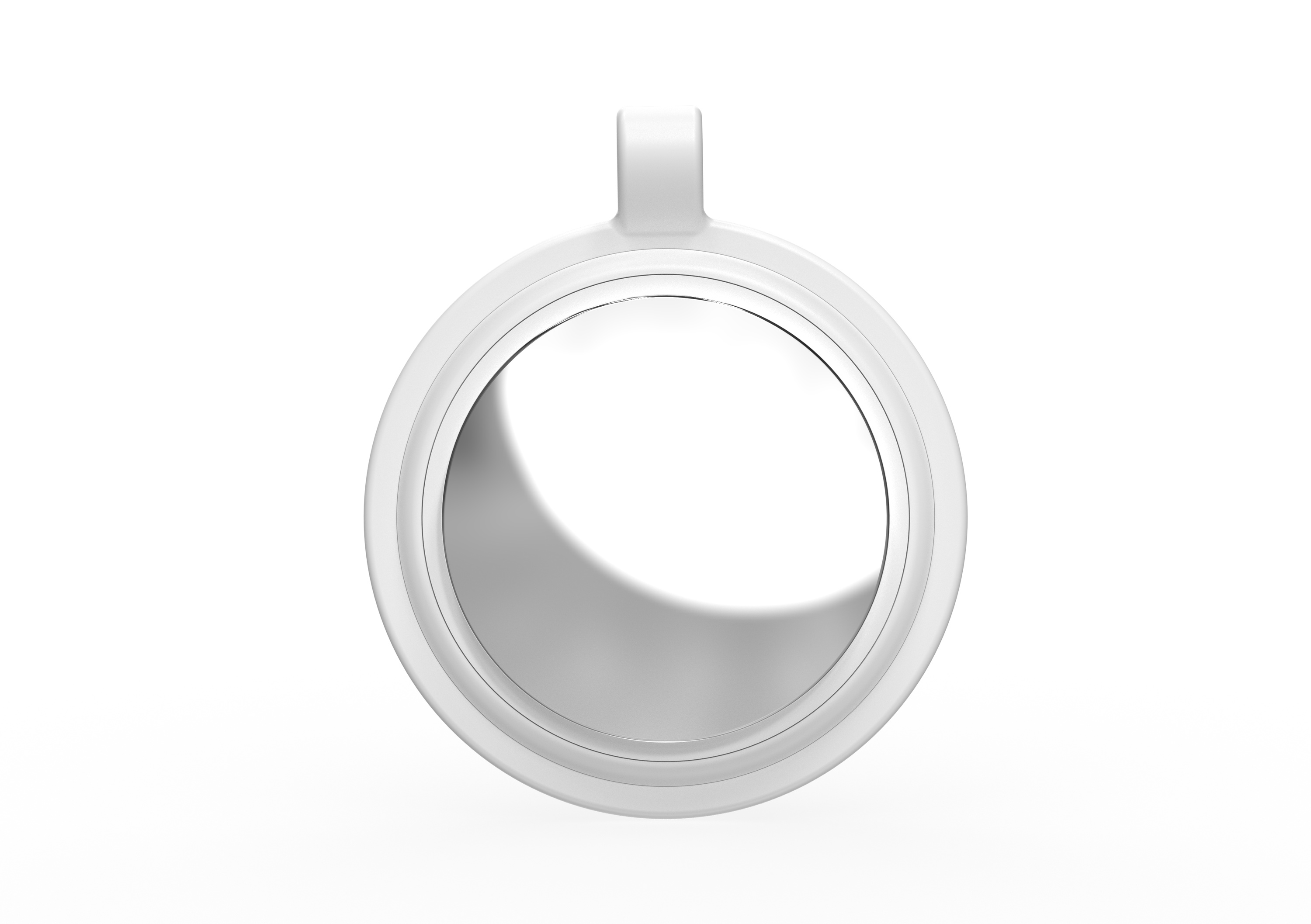 Cuerpo blanco con cubierta brillante.