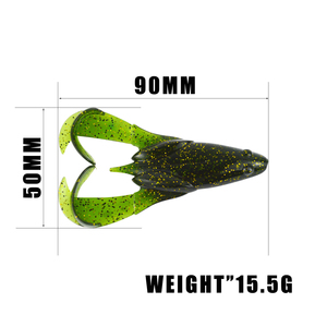 Meiling Flutuante Sapo De Água Luya Isca Macia Sapo De Água Mimicry Curly Tail Chutando Sapo De Água Fabricante Atacado - Product Image 2