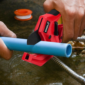 PVC Pipe <strong>Cutter</strong> Cuts up to 1-5/8&quot; Heavy-<strong>Duty</strong> Aluminum Ratchet Pipe <strong>Cutter</strong> Tool for PVC Plastic Hoses &amp; Plumbing Pipes - Product Image 5