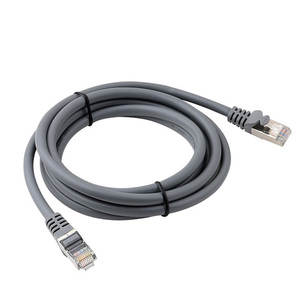 10Gbps SFTP CAT6A CCA Cabo de rede sem encaixe RJ45 Conector sem encaixe para sistemas de vigilância de vídeo 4K Cabos de comunicação