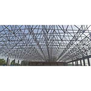 Análisis de elementos finitos de la distribución de la carga en el hangar de la aeronave Marco espacial Estructuras de techo Diseño de hangar de avión - Product Image 1