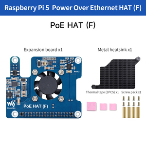 Raspberry Pi 5 Ethernet scheda di espansione di alimentazione POE cappello che supporta IEEE 802.3AF/allo Standard di rete per Rpi 5 - Product Image 4