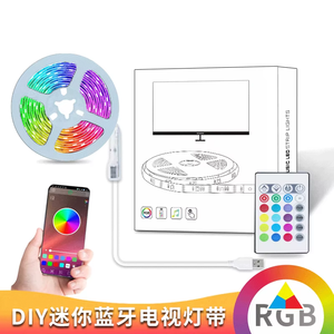 LEDEAST AV-FA100 muti-fonksiyonu 10m esnek Tuya Wifi akıllı cep telefonu kontrolü 16 milyon RGB renk değiştiren LED şerit işık - Product Image 4