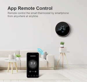 Bandary-termostato inalámbrico programable para caldera de gas, controlador de temperatura de calefacción de suelo para habitación, wifi, pantalla táctil - Product Image 4
