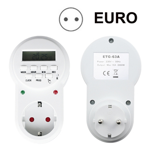 Euro UK US Plug, цифровая еженедельная программируемая электрическая розетка, розетка, таймер, переключатель времени на выходе, 220 В/110 В - Product Image 6