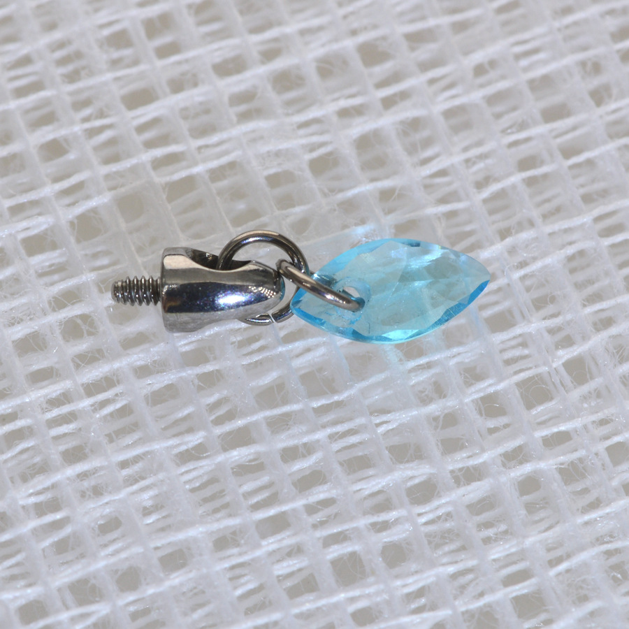 Sea Blue Horse eye ornament head
