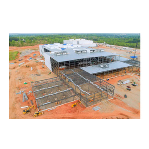 Estructura de acero Almacén Diseño Pdf Proyecto de dibujo Dwg Marco de almacén 3D Ventanas de almacén Estructura de acero - Product Image 1