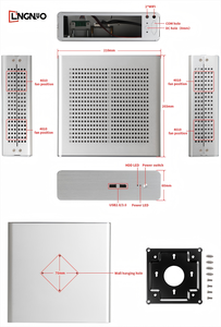 MiniPC 1240P Core I3 i5 i7 Puerto Quad Core computadora sistema Barebone para Win 10 - Product Image 5