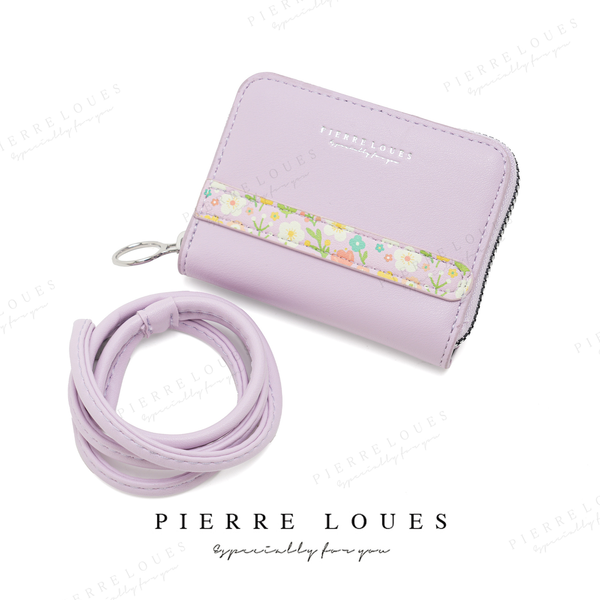 Violet (avec fleurs et cordon suspendu)