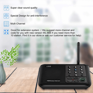 <strong>Intercoms</strong> Wireless <strong>for</strong> <strong>Home</strong> 1 Mile Range 22 Channel 100 Digital Code Display Screen Hotel <strong>Intercom</strong> <strong>System</strong> House Business Office - Product Image 2