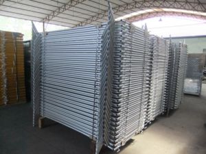 Bán buôn pre-mạ kẽm ống kim loại rào chắn màu vàng lớp phủ đường an toàn đông đúc kiểm soát hàng rào - Product Image 4