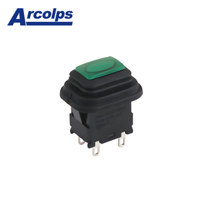 Piccoli interruttori a pulsante quadrati multifunzione in materiale plastico resistente alle alte Temperature Max corrente 16A Max voltaggio 250V - Product Image 5