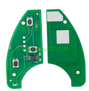 ノーカットSIP22ブレード付き433MHzID48チップ付きアルファロメオ2ボタンリモートキー用 - Product Image 5