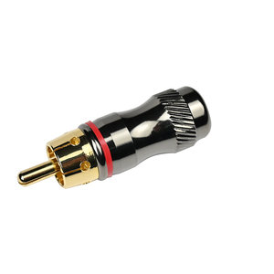 High Quality Soldering <strong>RCA</strong> Male Plug Jack Connector Speaker Audio <strong>Output</strong>/<strong>Input</strong> Adapter Plug3.5mm Connector Gold Plated <strong>RCA</strong> Plug - Product Image 4
