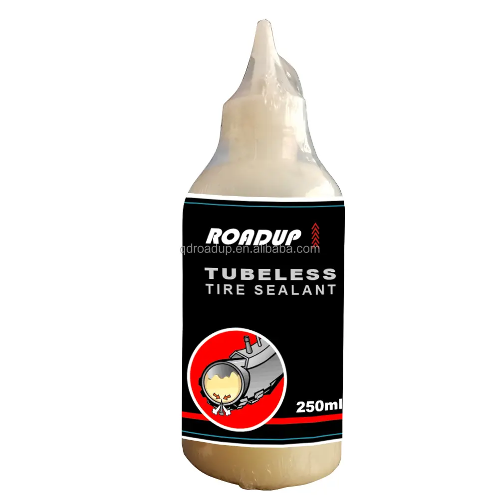 ROADUP – mastic anti-crevaison pour pneus de vélo 250ml, colle liquide pour réparation de pneus