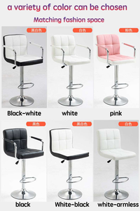 Hiện đại đơn giản da có thể điều chỉnh <span class=keywords><strong>Bar</strong></span> ghế tùy chỉnh thiết kế hàng loạt cho ăn uống thanh phân Ghế xoay - Product Image 5