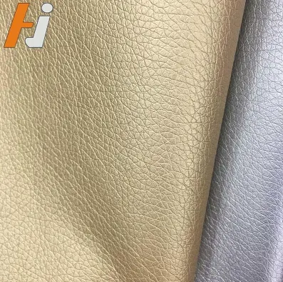 Bahan sarung kursi sofa furnitur kulit PU sintetis meteran anti abrasi cetak beberapa warna kustom