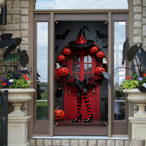 Juxinda Creepy Skeleton tấm thảm treo tường Thêm bầu không khí GOTHIC cho ngôi nhà của bạn hoàn hảo cho trang trí tiệc Halloween - Product Image 2