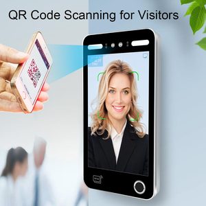 Sistema di registrazione sicura basata sul tempo AI con lettore RFID, riconoscimento facciale biometrico, fotocamera 2MP e SDK Ready - Product Image 5