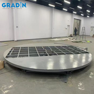 Plataforma giratoria de 360 grados para exhibición de automóviles y giro en U en espacios estrechos