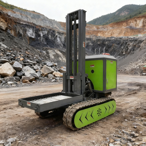 Mesin Bensin <span class=keywords><strong>Forklift</strong></span> perayap hidrolik 0.5 Ton dengan pompa & Motor inti Radius putar pendek bantalan roda gigi PLC - Product Image 1