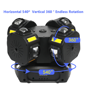 4 יח 'ראש 4 יח' חם 16 * 10w הוביל קרן סטחלוק אור זוהר זוהר זוהר זוהר