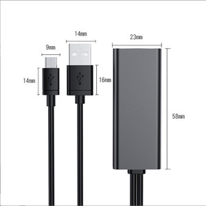<span class=keywords><strong>2</strong></span> ב 1 usb זכר + סוג c ל rj45 8p8c כבל מתאם 100Mbps